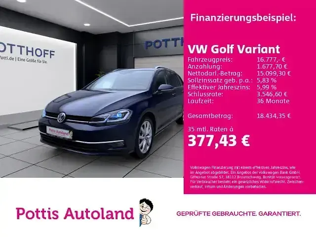 Gebraucht VW Golf VII Highline 150 PS (110 kW) 2020 Kombi
