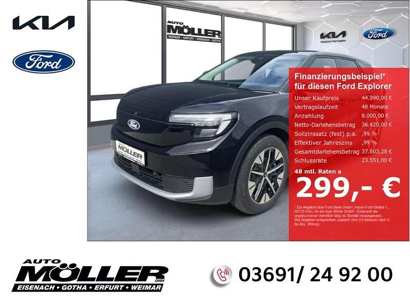 Agate black metallic Neu 2025 Ford Explorer SUV | 44.990 € - Bild 1/4