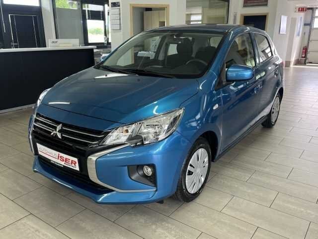 Neu Mitsubishi Space Star Plus 71 PS (52 kW) 2025 Blau metallic Limousine