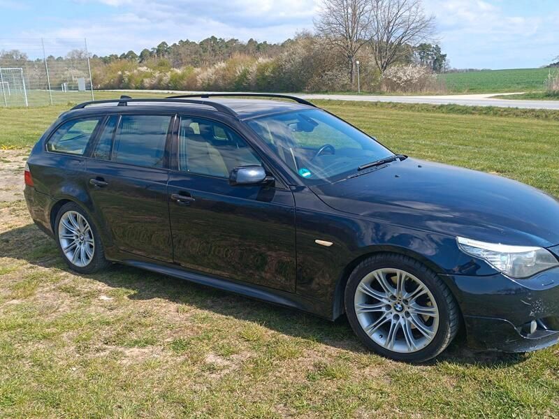 Schwarz Gebraucht 2008 BMW 530 M Sport Kombi | 6.900 € (Fairer Preis) - Bild 1/4