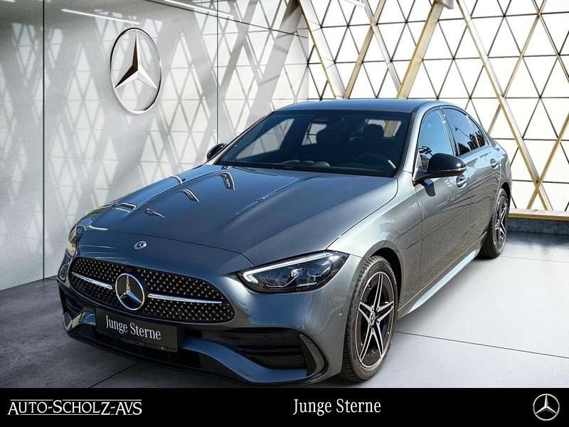 Metalliclack selenitgrau Gebraucht 2024 Mercedes C220 AMG Limousine | 42.938 € (Etwas zu teuer) - Bild 1/4