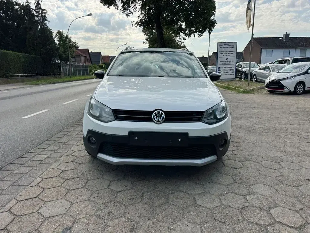 Gebraucht VW Polo Cross 90 PS (66 kW) 2014 Weiß Kleinwagen