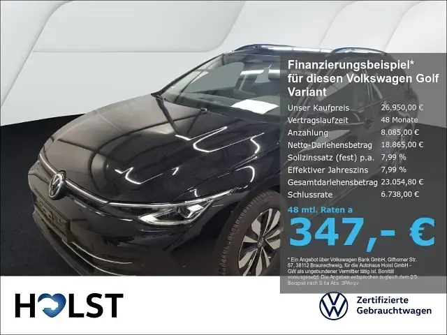 Gebraucht VW Golf VIII Goal 150 PS (110 kW) 2025 Kombi