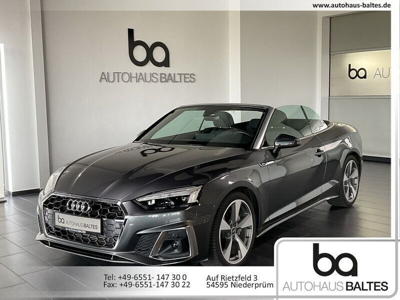Daytonagrau perleffekt (metallic) Gebraucht 2024 Audi A5 Cabriolet Comfort Cabrio | 41.850 € (Fairer Preis) - Bild 1/4