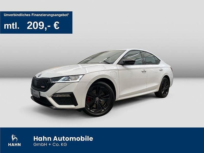 Moonweiss metallic Gebraucht 2022 Skoda Octavia RS Limousine | 24.990 € (Guter Preis) - Bild 1/3