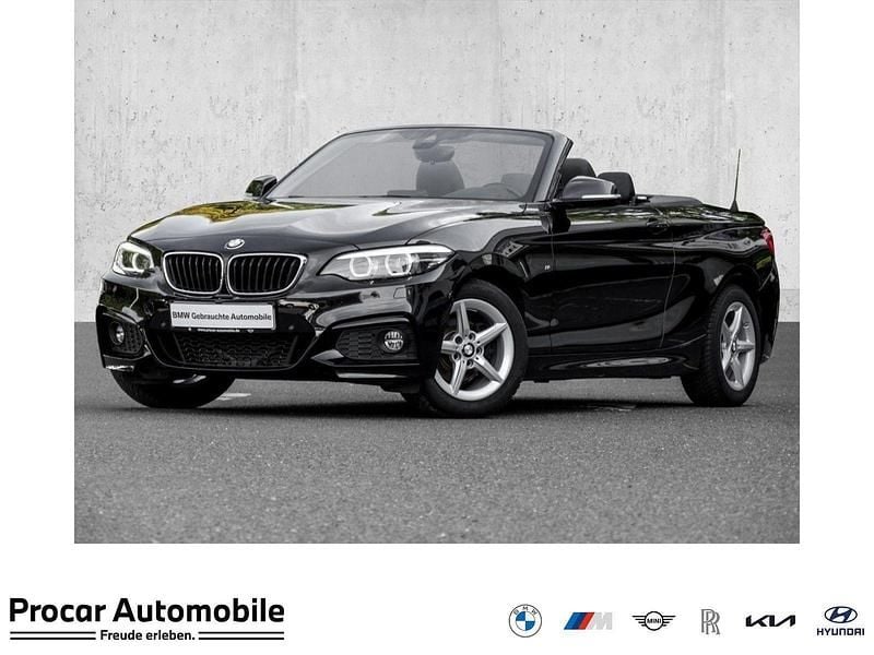 Schwarz Gebraucht 2018 BMW 218 M Sport Cabrio | 17.600 € (Fairer Preis) - Bild 1/4