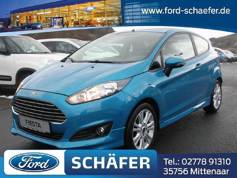 Gebraucht Ford Fiesta SYNC Edition 101 PS (74 kW) 2015 Arubablau metallic Limousine