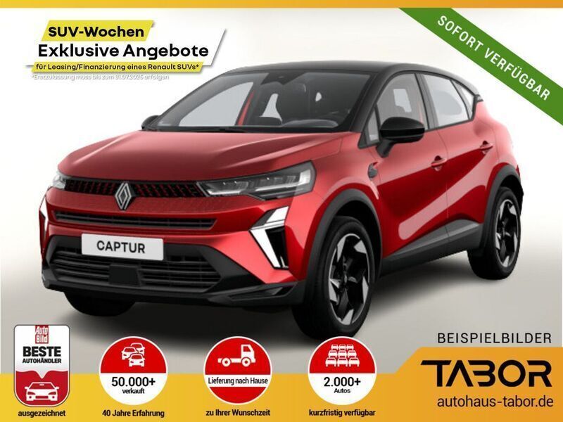 Rot (dezirrot metallic + black pearl) Neu 2025 Renault Captur Techno SUV | 23.563 € (Fairer Preis) - Bild 1/1