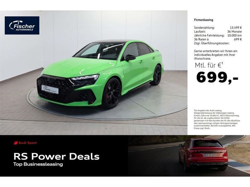 Gruen Neu 2025 Audi RS3 Sport Kleinwagen | 76.980 € - Bild 1/4