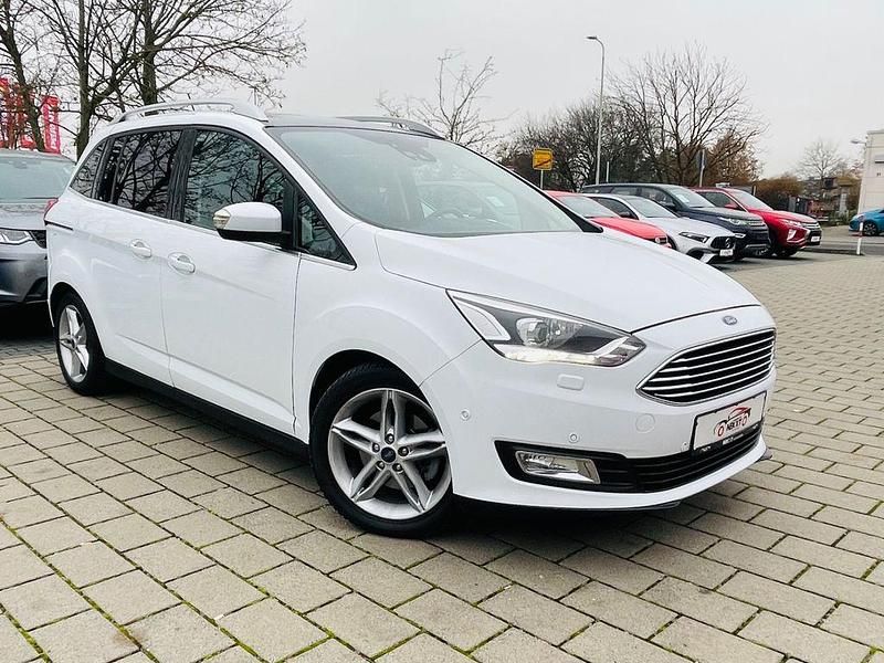 Gebraucht Ford Grand C-Max Titanium 150 PS (110 kW) 2019 Weiß Van / Kleinbus