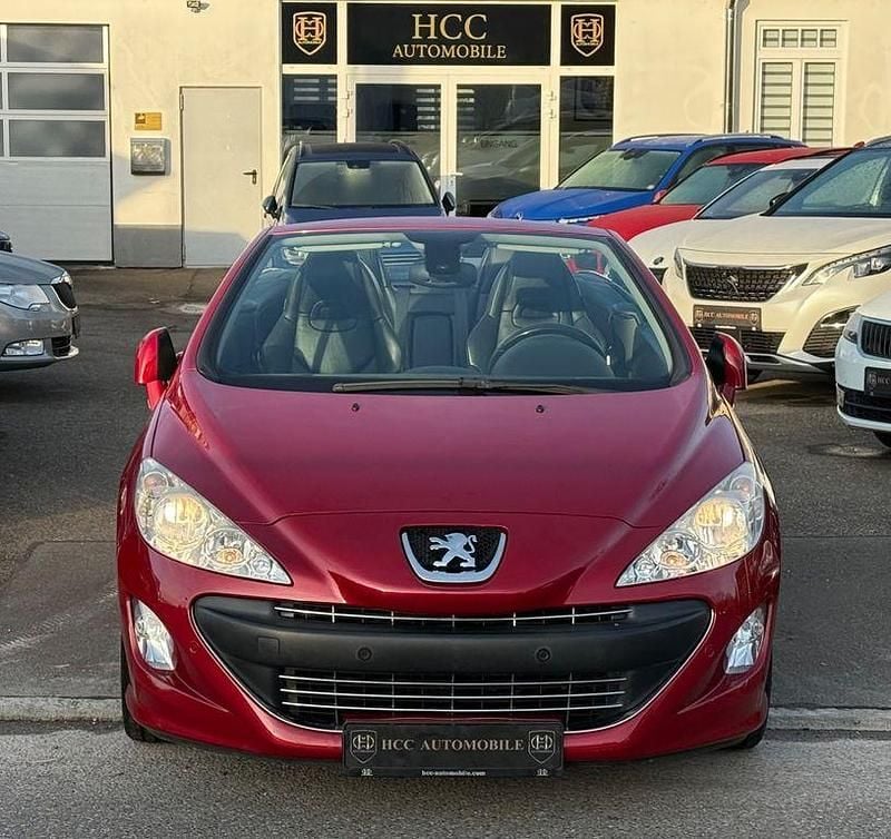Rouge babylone Gebraucht 2009 Peugeot 308 CC Premium Cabrio | 4.994 € (Guter Preis) - Bild 1/4
