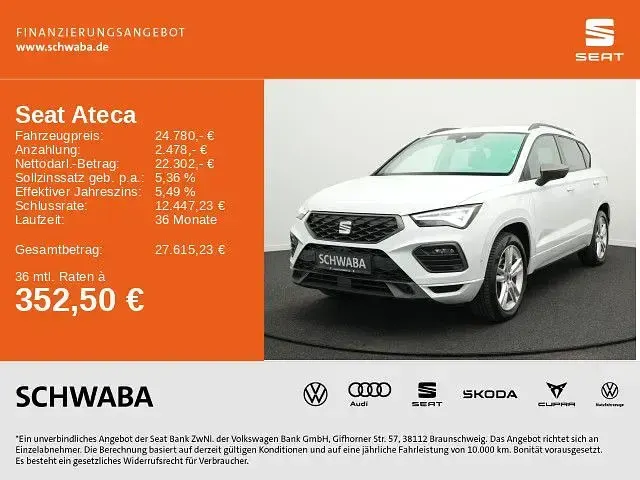 Gebraucht Seat Ateca 4Drive 190 PS (139 kW) 2020 Weiß SUV