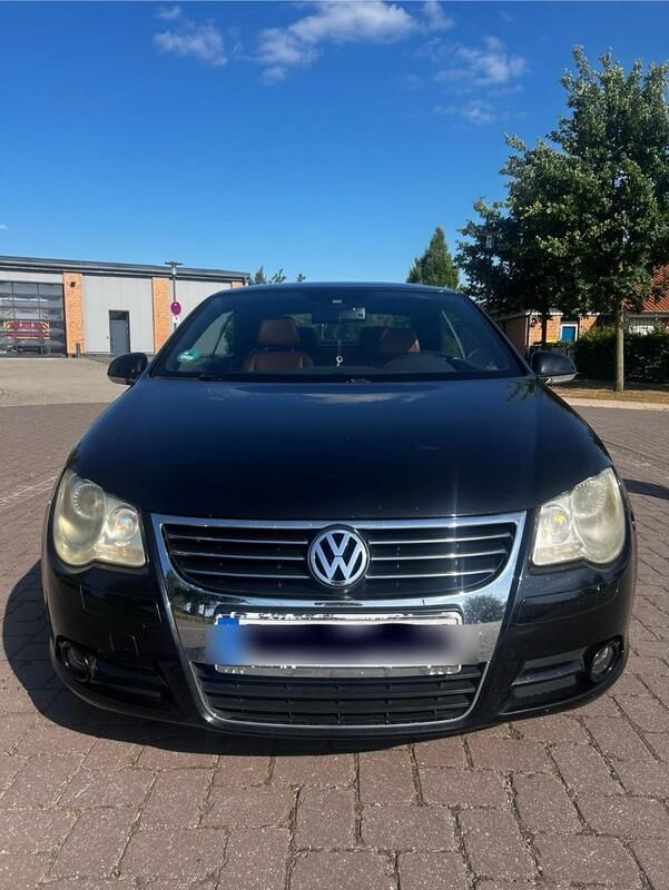 Schwarz Gebraucht 2008 VW Eos Cabrio | 4.799 € - Bild 1/4