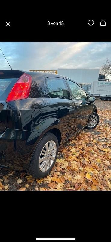 Gebraucht Fiat Punto 77 PS (56 kW) 2008 Schwarz Kleinwagen
