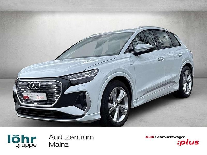Gletscherweiß metallic Gebraucht 2022 Audi e-tron S-Line SUV | 27.780 € (Guter Preis) - Bild 1/4