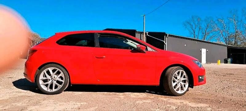 Usata Seat Leon 179 CV (131 kW) 2013 Rosso Coupé