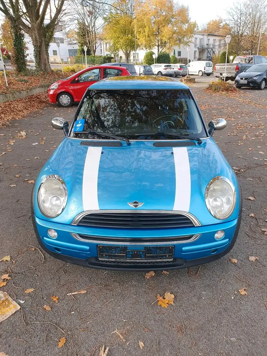 Brugt Mini ONE 90 HK (66 kW) 2004 Blå Hatchback