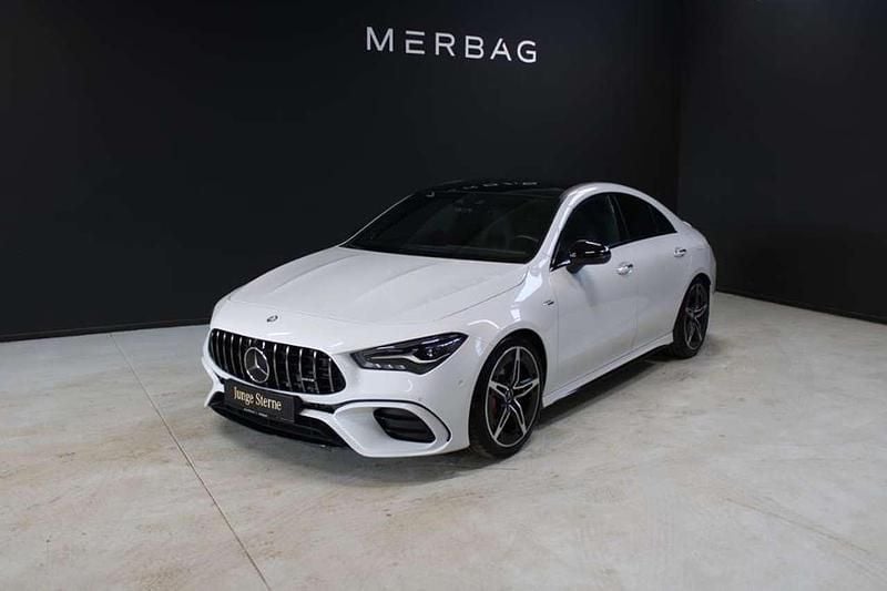 Digitalweiß Gebraucht 2024 Mercedes CLA45 AMG AMG Coupé | 56.960 € (Guter Preis) - Bild 1/4