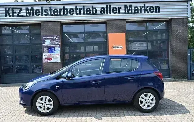 Gebraucht Opel Corsa Edition 90 PS (66 kW) 2017 Blau Kleinwagen