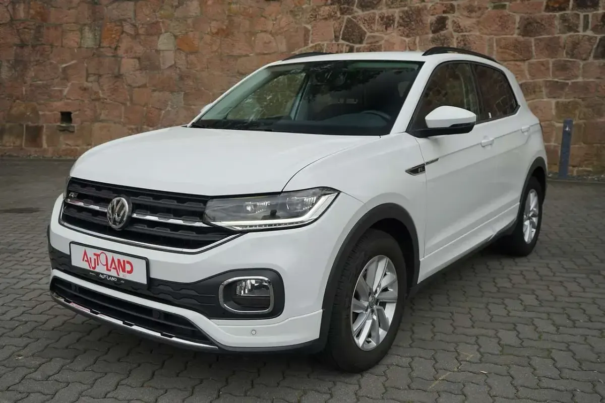 Gebraucht VW T-Cross R-line 116 PS (85 kW) 2020 Pure white SUV