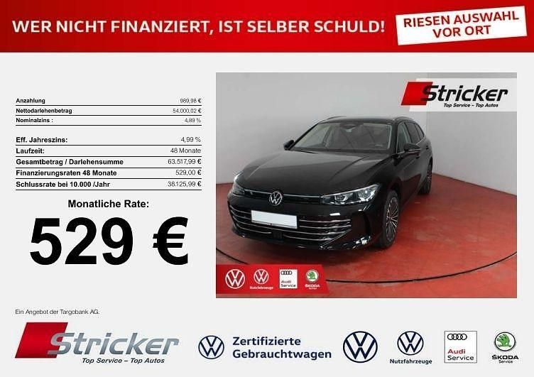 Schwarz Neu 2025 VW Passat Elegance Limousine | 54.989 € (Fairer Preis) - Bild 1/4