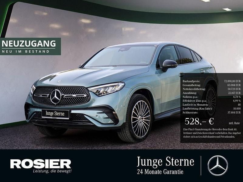 Grün Gebraucht 2025 Mercedes GLC300e Advanced Plus Coupé | 72.890 € (Guter Preis) - Bild 1/4