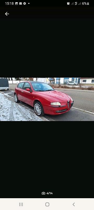 Gebraucht Alfa Romeo 147 120 PS (88 kW) 2005 Rot Kleinwagen