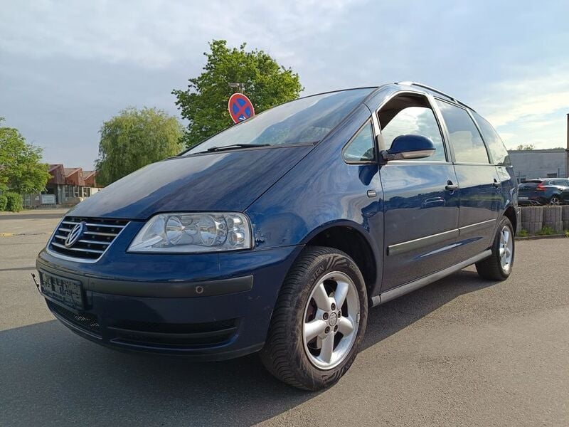 Blue metallic Gebraucht 2006 VW Sharan Van / Kleinbus | 2.400 € (Superpreis) - Bild 1/4