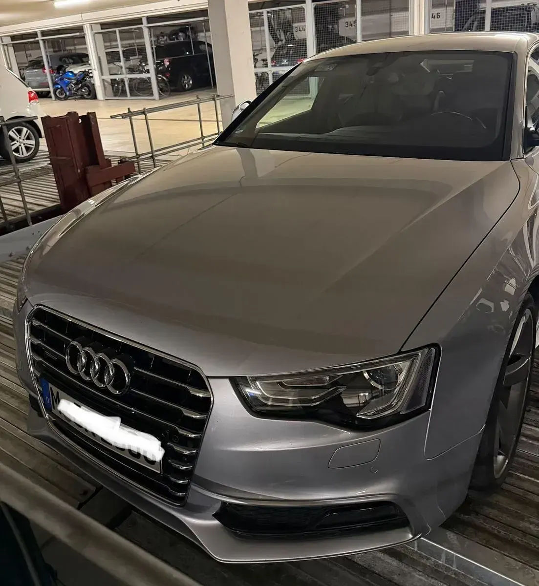 Gebraucht Audi A5 S-Line 177 PS (130 kW) 2015 Silber Coupé