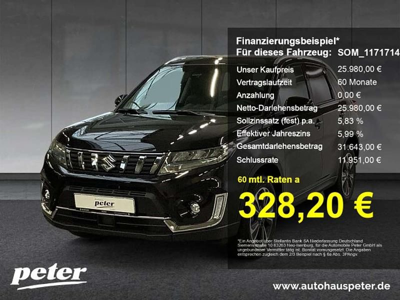 Cosmic black pearl met. Gebraucht 2024 Suzuki Vitara Comfort+ SUV | 25.980 € (Teuer) - Bild 1/4