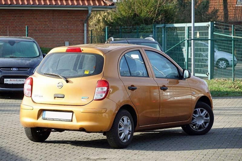 Gebraucht Nissan Micra Visia 80 PS (58 kW) 2011 Orange Kleinwagen