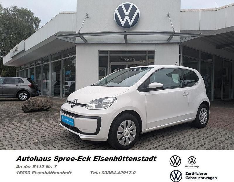 Weiß Gebraucht 2019 VW up! move up! Kleinwagen | 6.249 € (Fairer Preis) - Bild 1/4