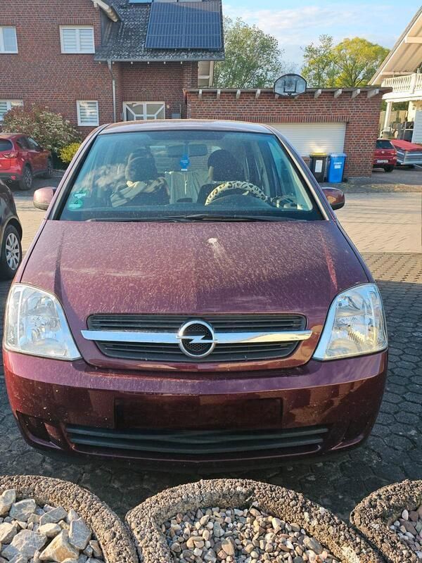 Rot Gebraucht 2005 Opel Meriva Van / Kleinbus | 1.000 € (Superpreis) - Bild 1/4