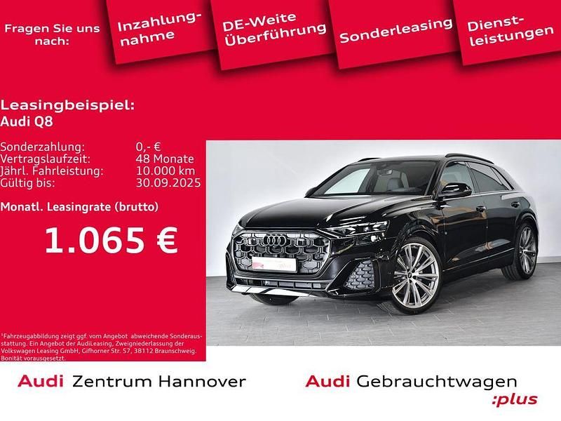 Mythosschwarz metallic Gebraucht 2024 Audi Q8 Ambiente SUV | 95.990 € - Bild 1/4