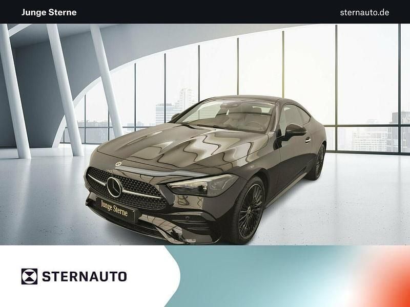 Metalliclack obsidianschwarz Gebraucht 2024 Mercedes CLE450 Coupé | 74.970 € (Superpreis) - Bild 1/4