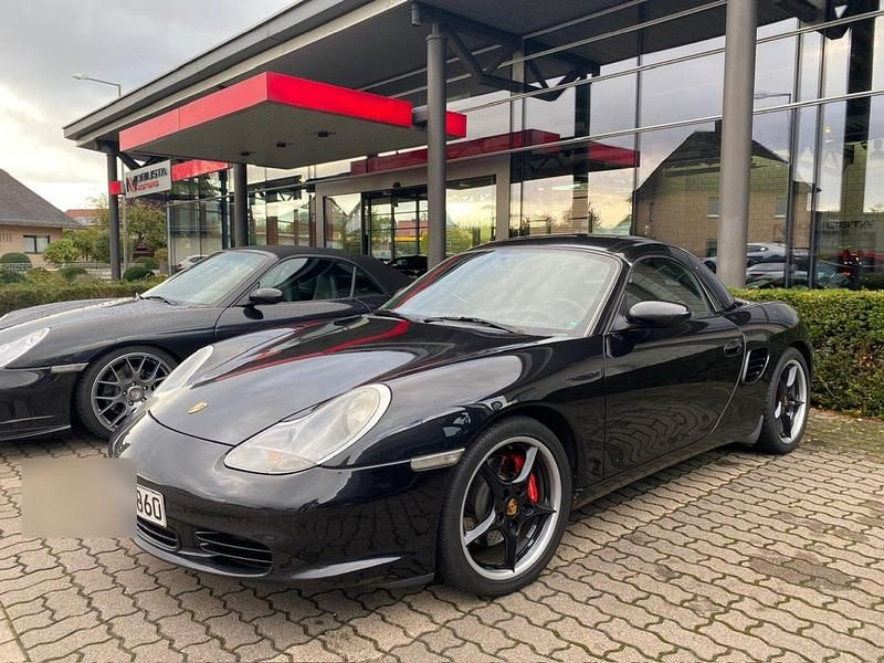 Schwarz Gebraucht 2004 Porsche 986 Boxster Cabrio | 19.750 € (Fairer Preis) - Bild 1/4