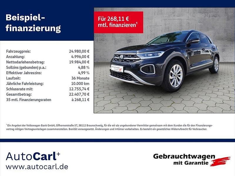 Deep black perleffekt Gebraucht 2022 VW T-Roc Style SUV | 24.980 € (Etwas zu teuer) - Bild 1/4