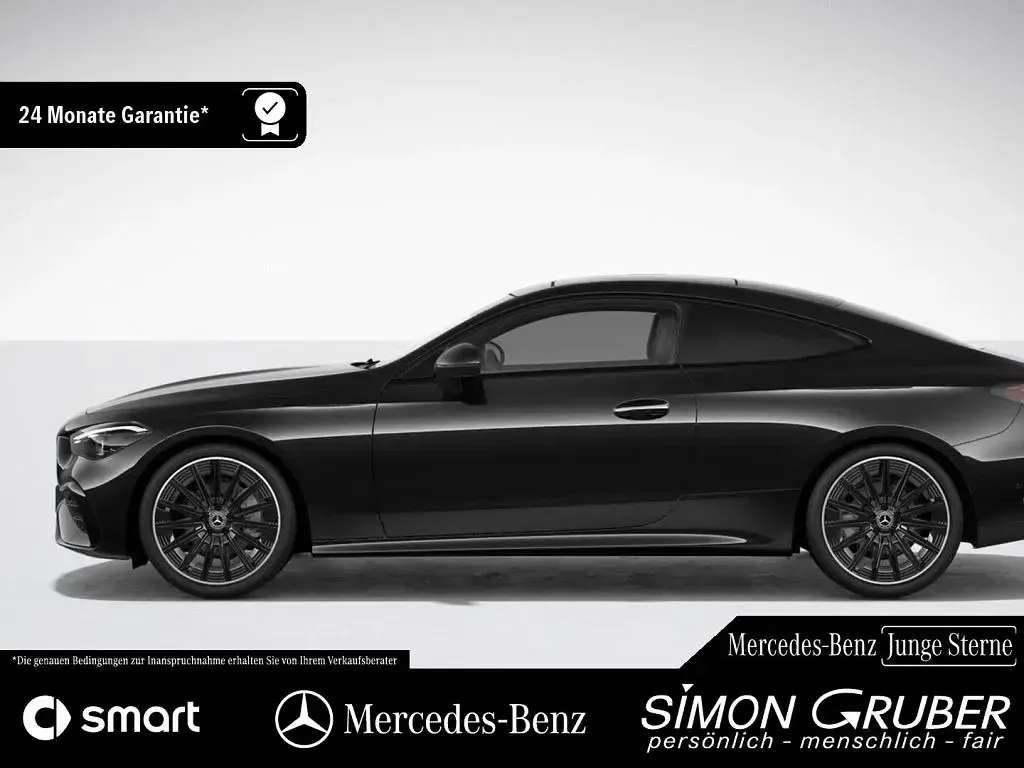 Gebraucht Mercedes 200 AMG 204 PS (150 kW) 2025 Lack obsidianschwarz (metallic) Coupé