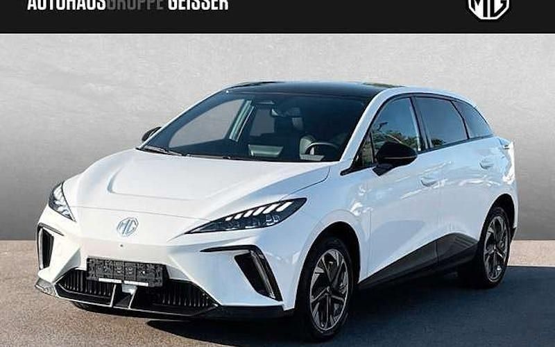 Weiß Gebraucht 2023 MG MG4 EV Luxury Kleinwagen | 23.890 € (Fairer Preis) - Bild 1/4
