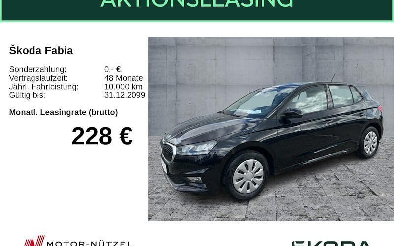 Neu Skoda Fabia Selection 116 PS (85 kW) 2025 Schwarz Kleinwagen
