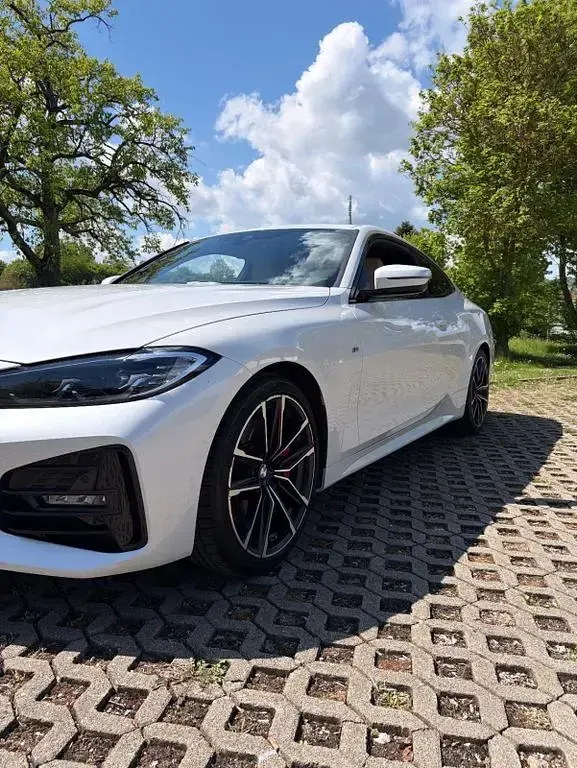 Gebraucht BMW 420 M Sport 184 PS (135 kW) 2022 Weiß Coupé