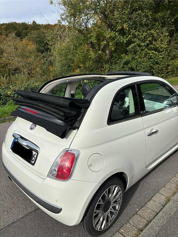 Weiß Gebraucht 2010 Fiat 500 Cabrio | 5.300 € (Guter Preis) - Bild 1/4