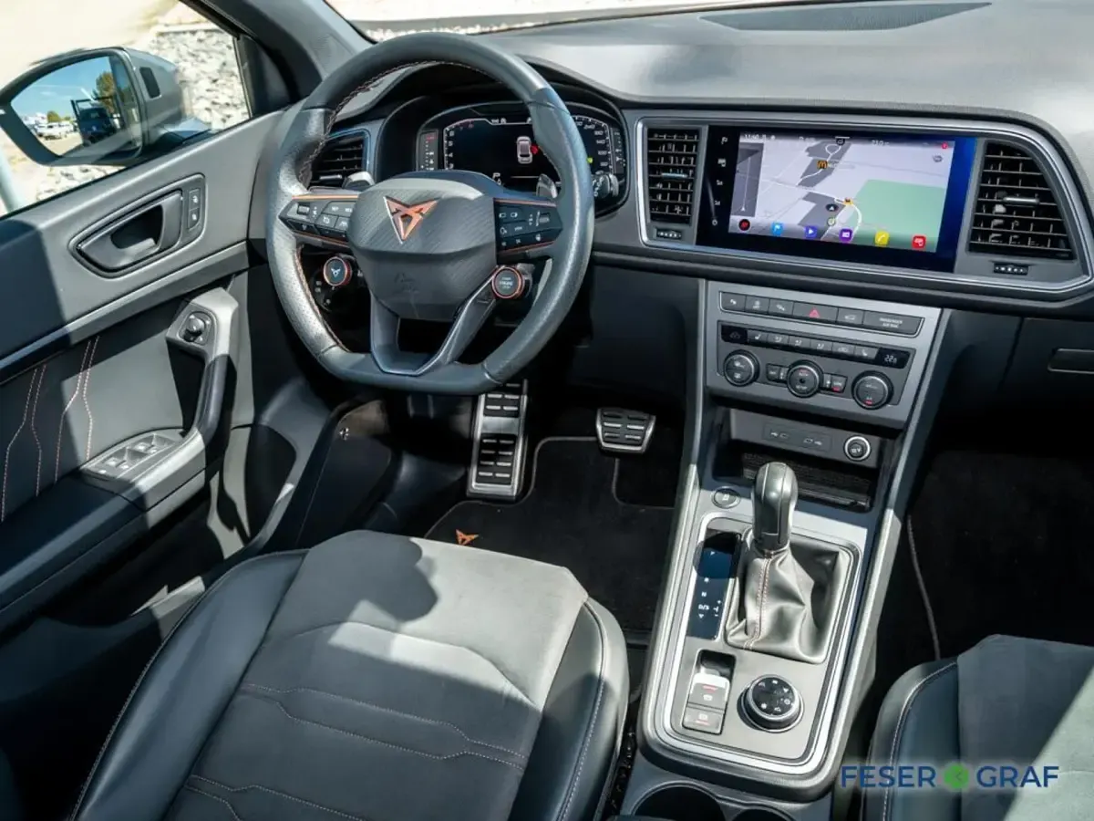 Gebraucht Cupra Ateca VZ 300 PS (220 kW) 2021 Rodium grau metallic SUV