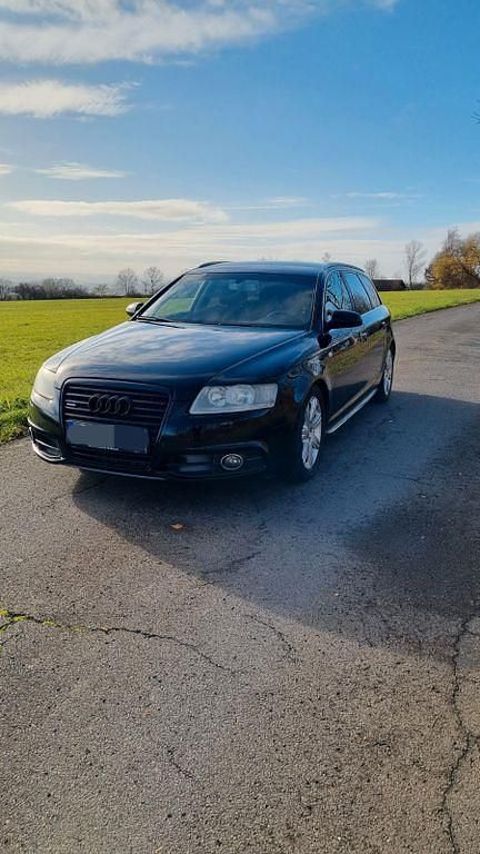 Schwarz Gebraucht 2008 Audi A6 S-Line Kombi | 3.990 € - Bild 1/4