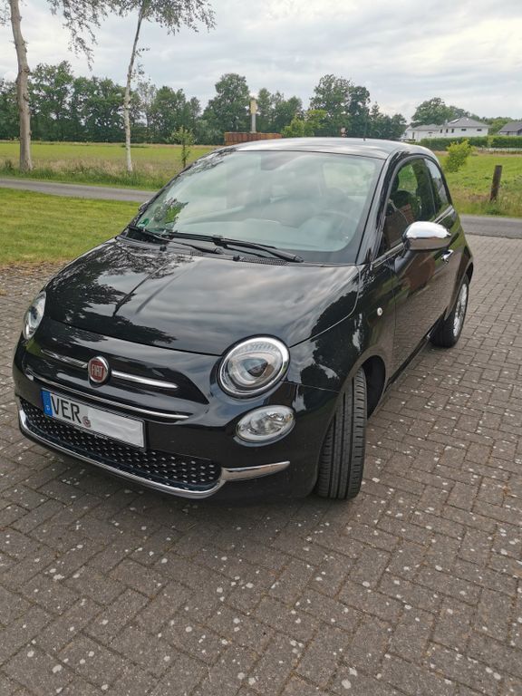 Schwarz Gebraucht 2017 Fiat 500 Lounge Kleinwagen | 8.500 € (Guter Preis) - Bild 1/4