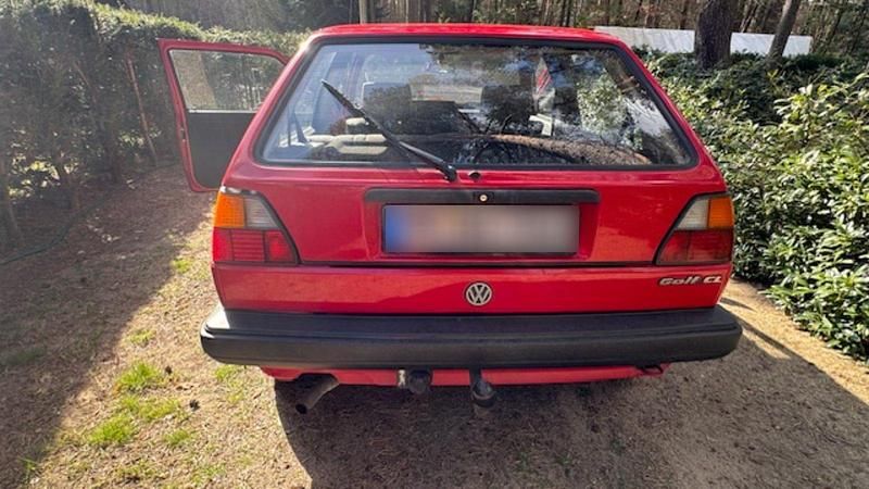 Brugt VW Golf II 54 HK (39 kW) 1990 Rød Hatchback
