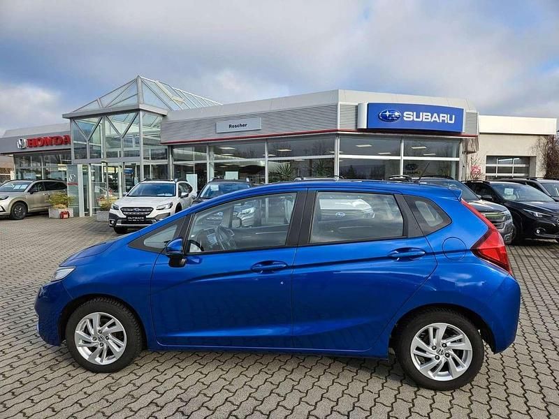 Brilliant sporty blue m. Gebraucht 2015 Honda Jazz Comfort Kleinwagen | 11.990 € (Fairer Preis) - Bild 1/4