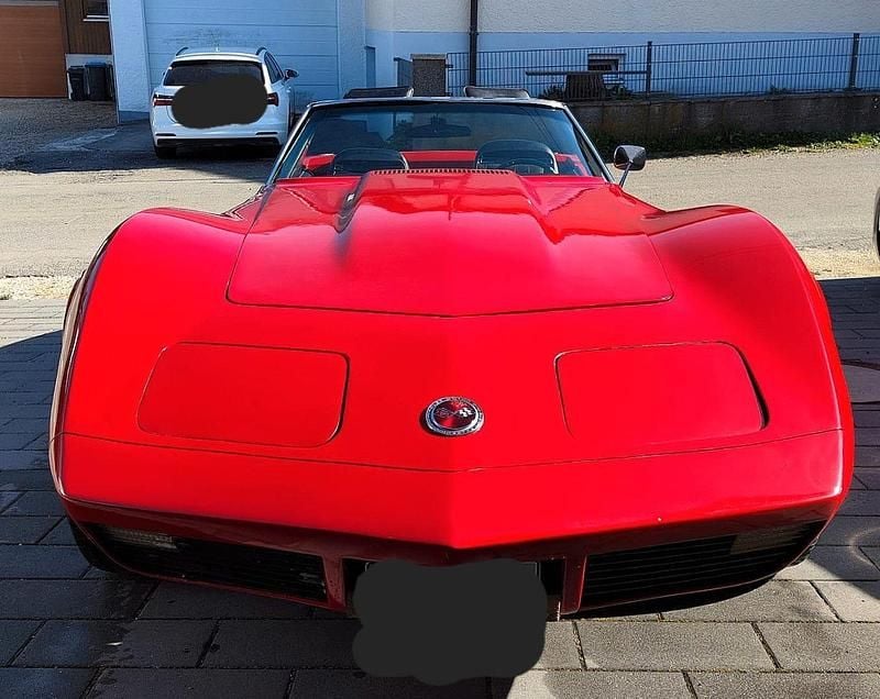 Second-hand Corvette C3 198 CP (145 kW) 1974 Roșu Cabrio