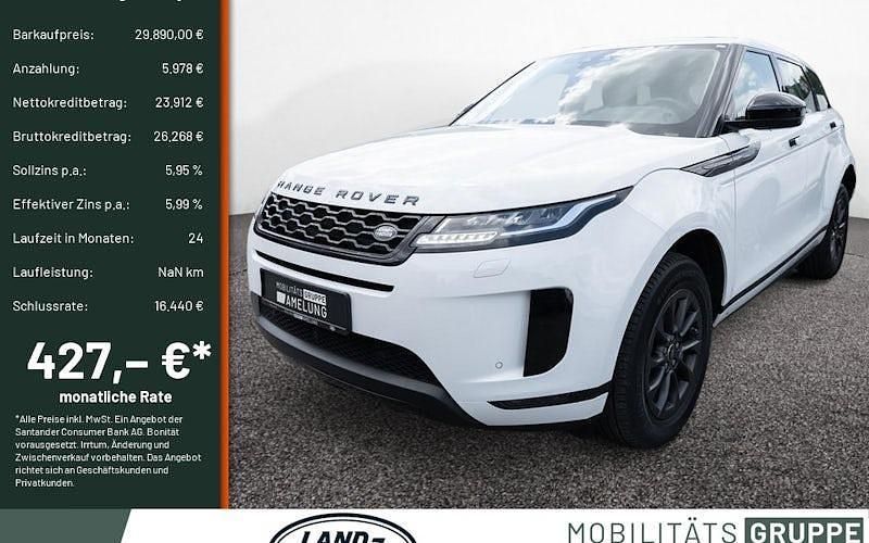 Fuji white Gebraucht 2020 Land Rover Range Rover evoque S SUV | 29.890 € (Fairer Preis) - Bild 1/4