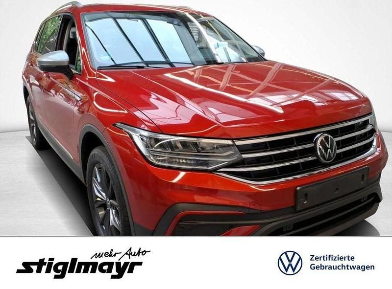 Kings red metallic Gebraucht 2022 VW Tiguan Allspace Life SUV | 30.990 € (Guter Preis) - Bild 1/4